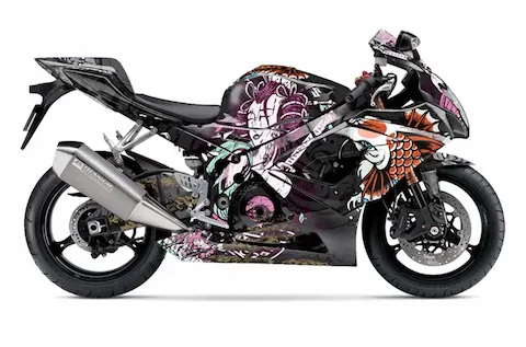 Suzuki GSX-R 1000 (2005-2006) with the Tsunami graphic kit